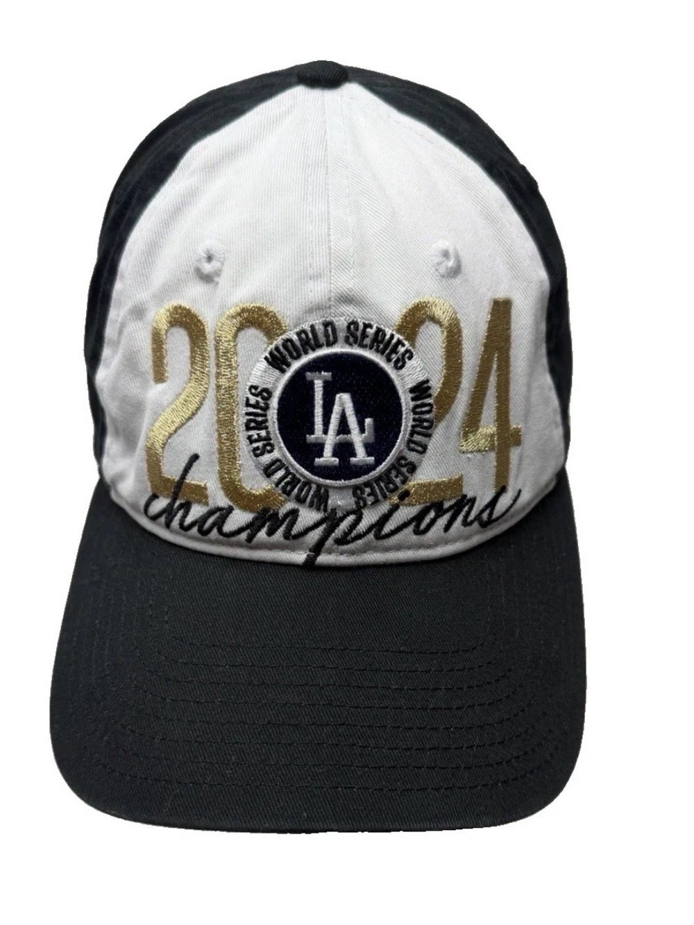 New Era 9TWENTY Los Angeles Dodgers 2024 WorldSeries Champions Hat Cap Strapback